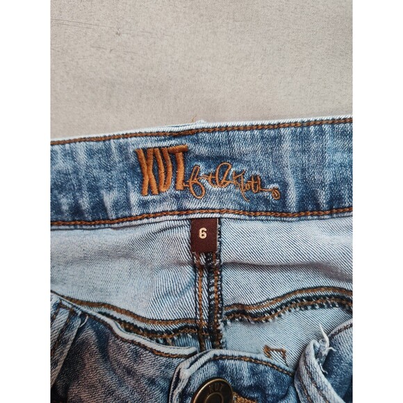 Women's Kut from the Kloth Bootcut Jeans Light Wash Size 6 - Picture 5 of 7